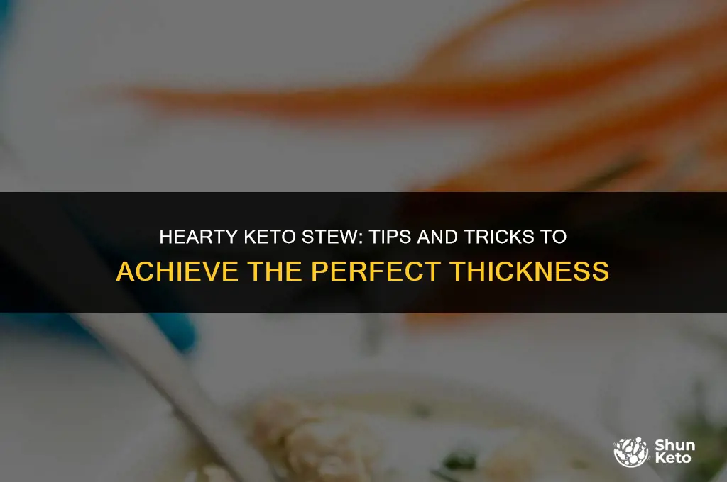 how to thicken a keto stew