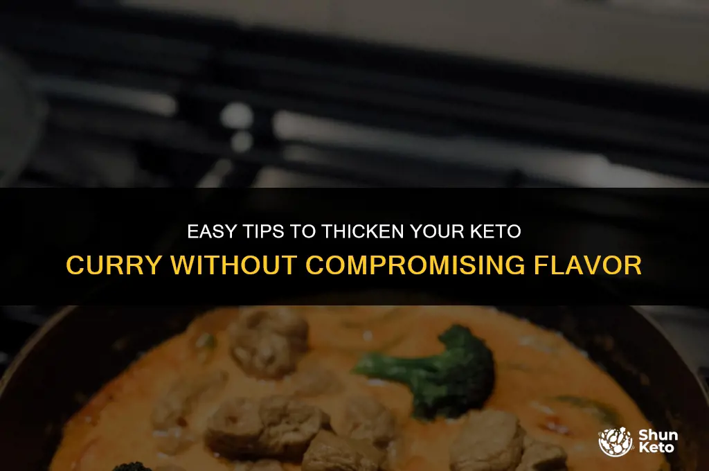 how to thicken curry keto