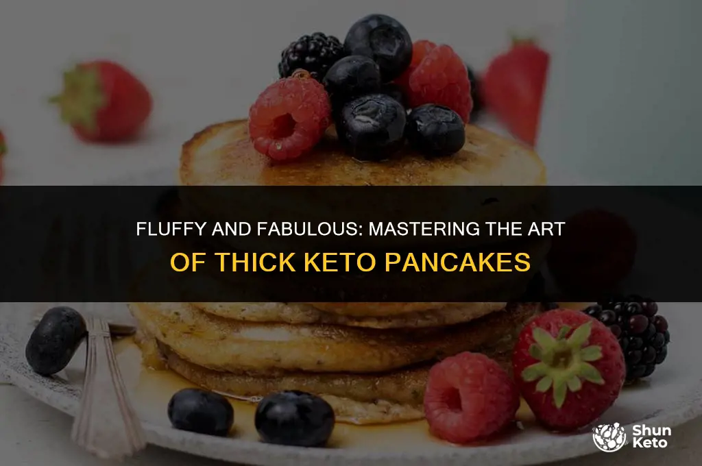 how to thicken keto pancakes