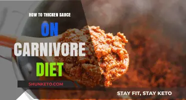 Thickening Carnivore Sauces: Tips and Tricks for Hearty Meals