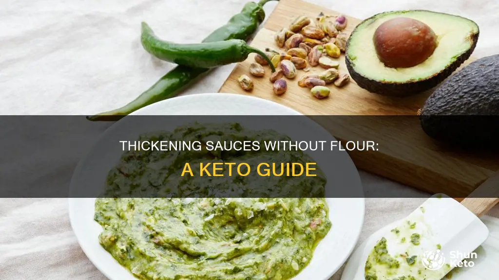 how to thicken sauce without flour keto