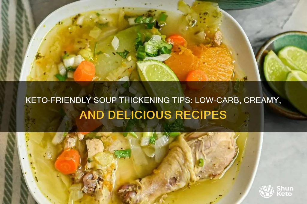 how to thicken soup on keto diet
