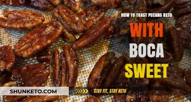 Deliciously Keto: Toasting Pecans with Boca Sweet