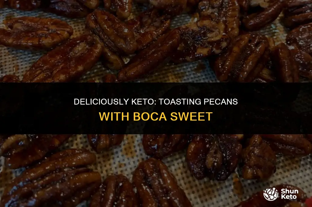 how to toast pecans keto with boca sweet