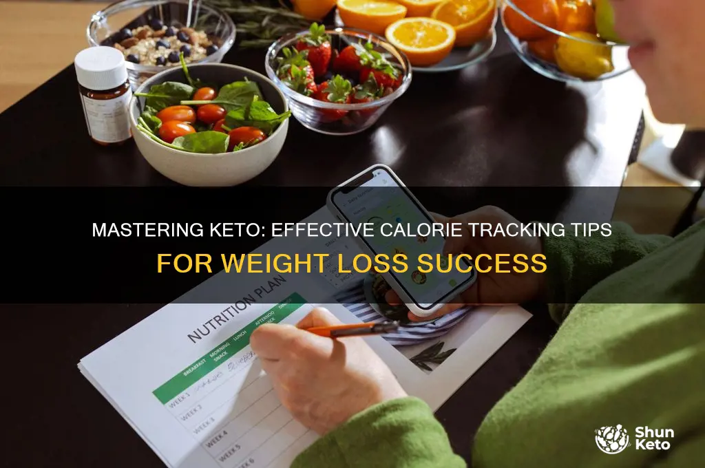 how to track caloriea on keto diet