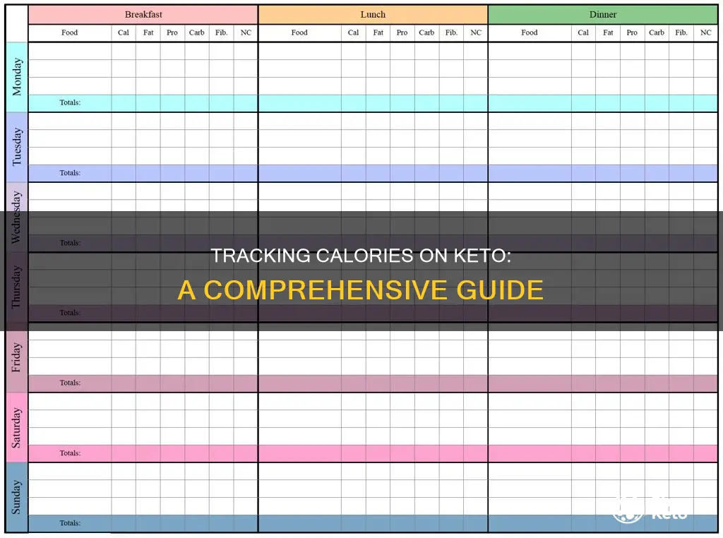 how to track calories on keto