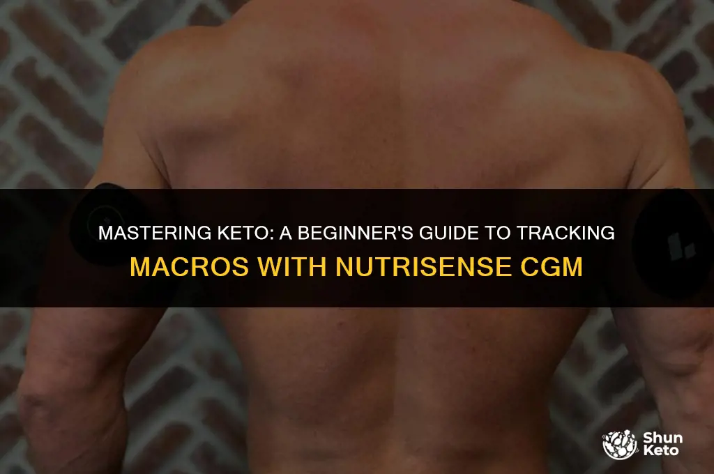 how to track keto es with nutrisense cgm