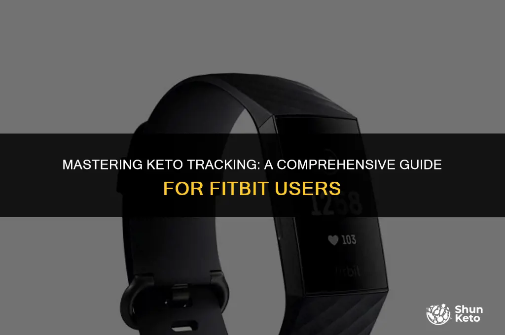how to track keto on fitbit