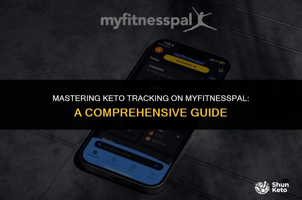 how to track keto on myfitnesspal