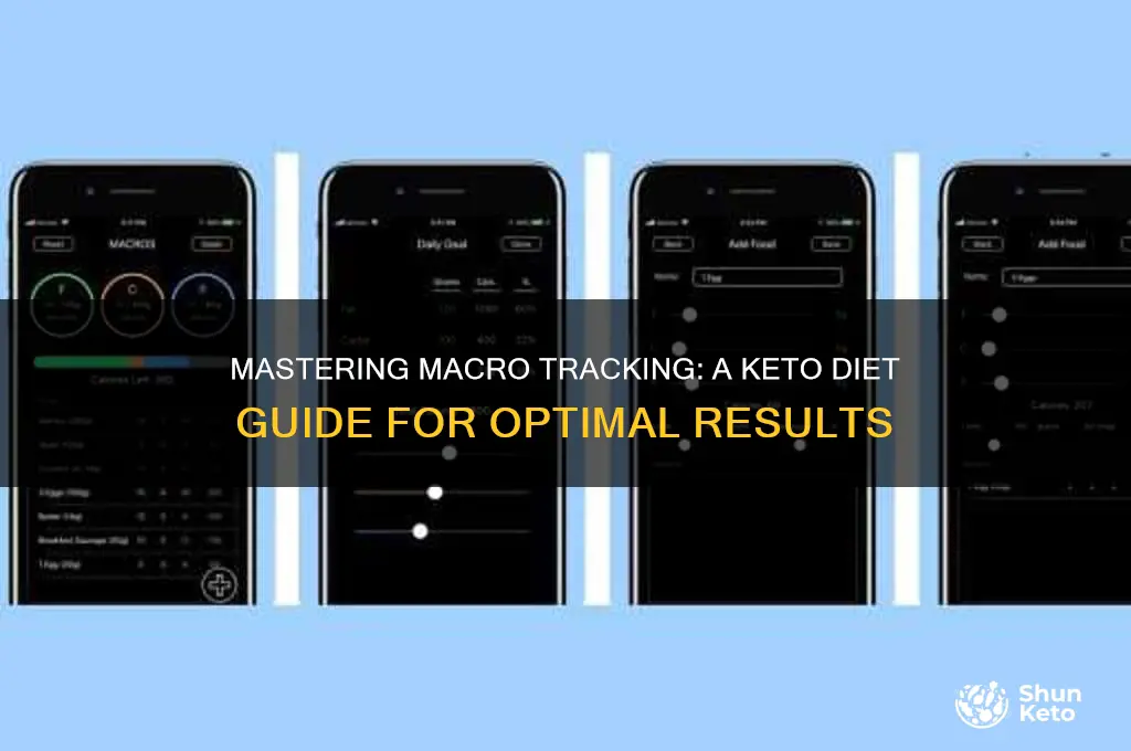how to track macros for keto diet