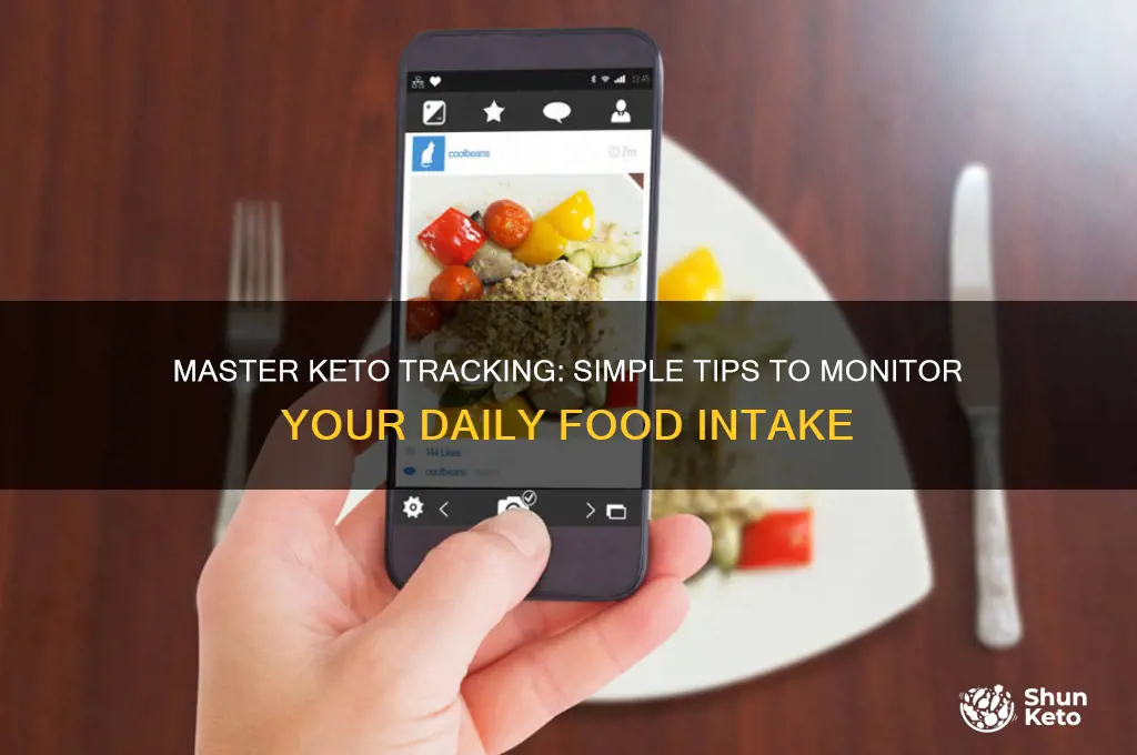 how to track what you eat on keto