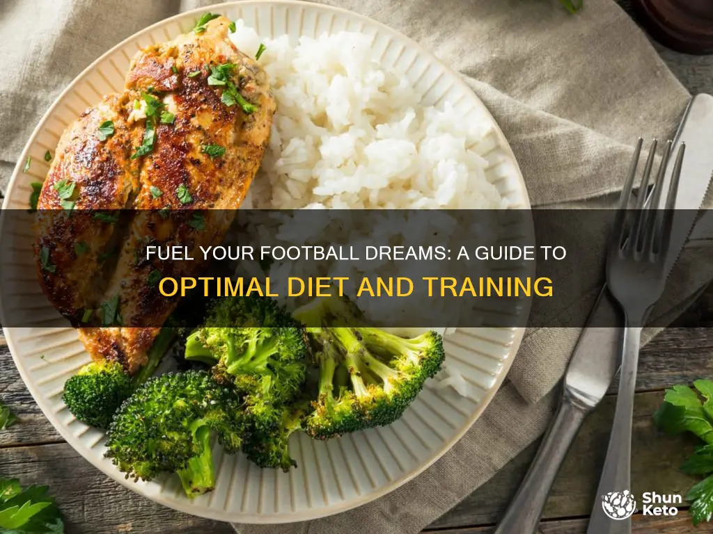 how to train for football diet plan