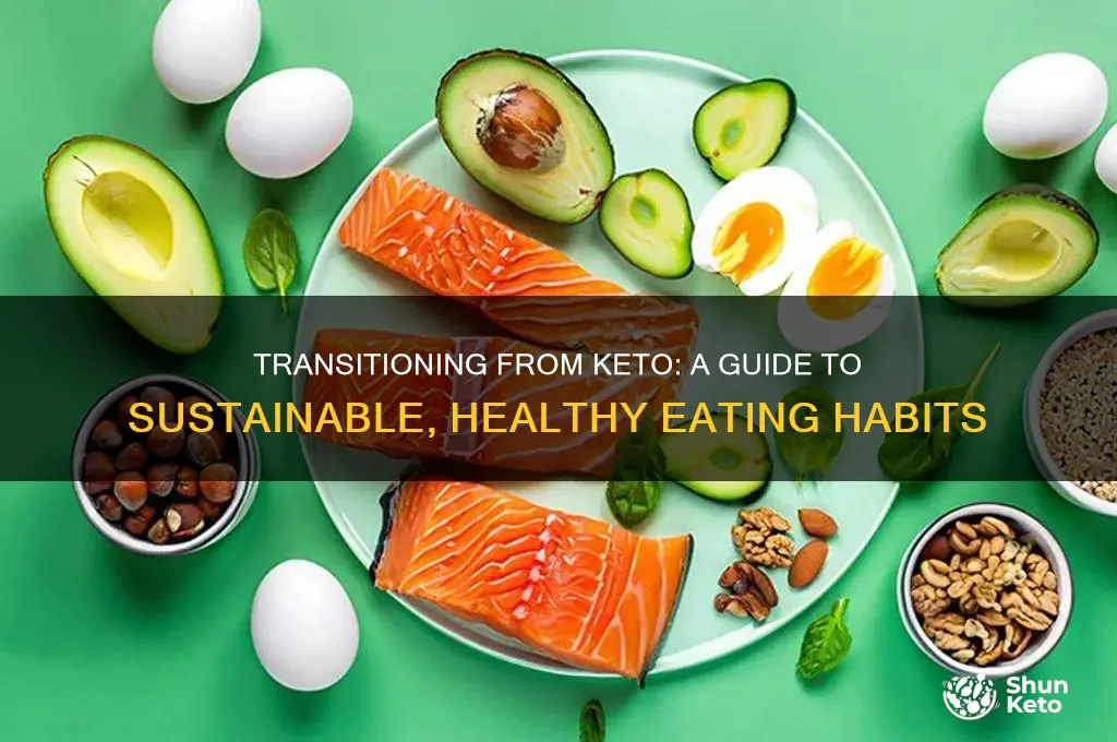 how to transition from keto to healthy eating