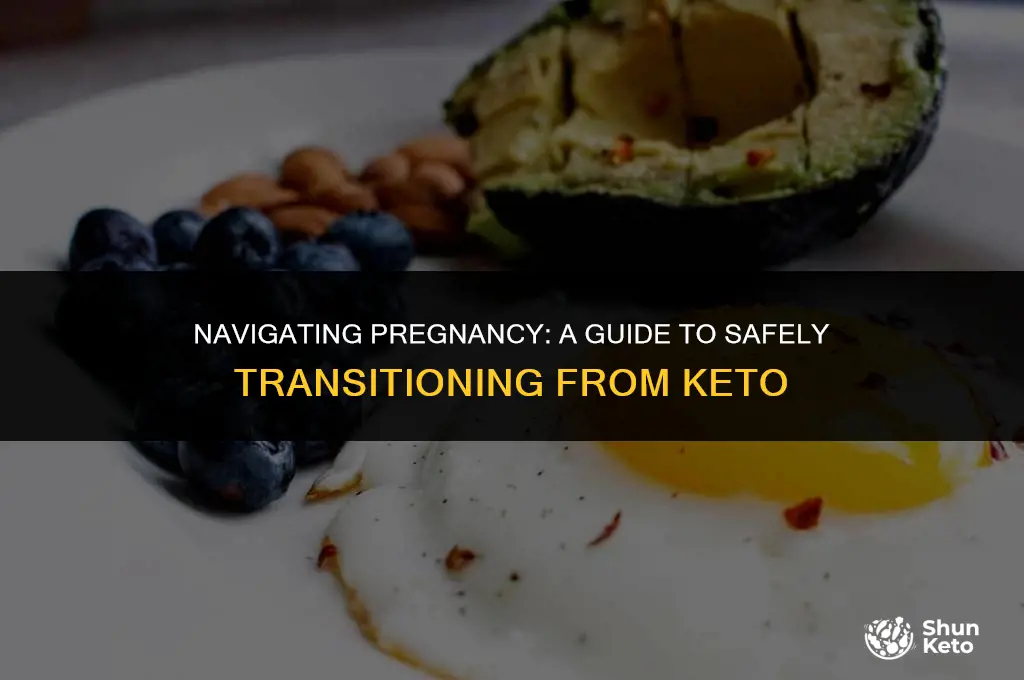 how to transition from keto when pregnant