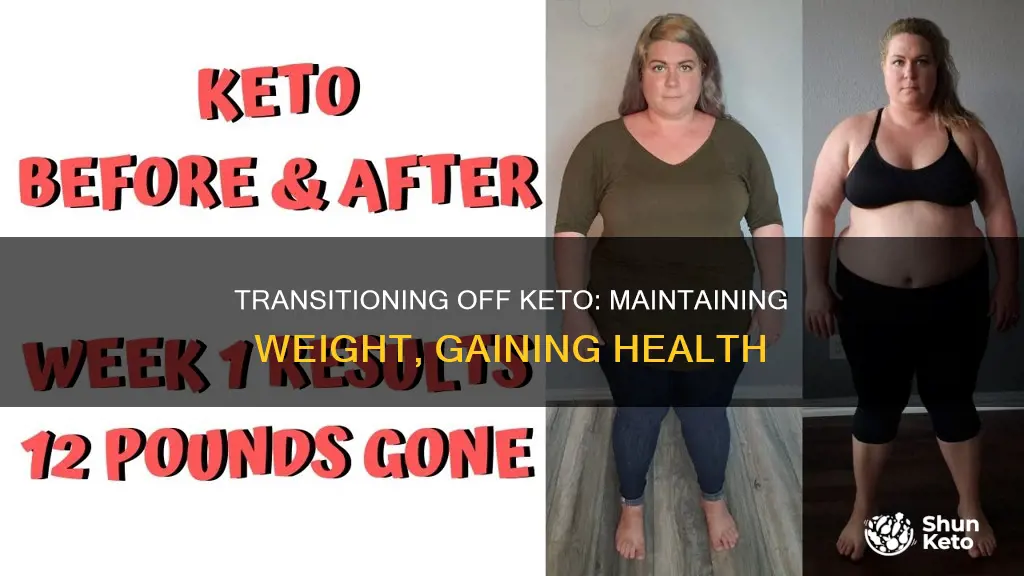 how to transition from keto without gaining weight