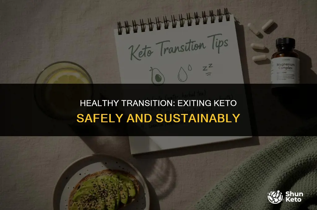 how to transition out of keto ina healthy way