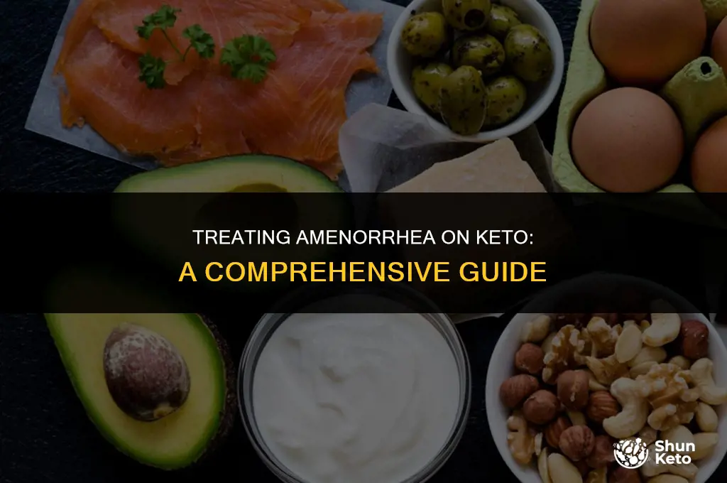 how to treat amenorrhea due to keto