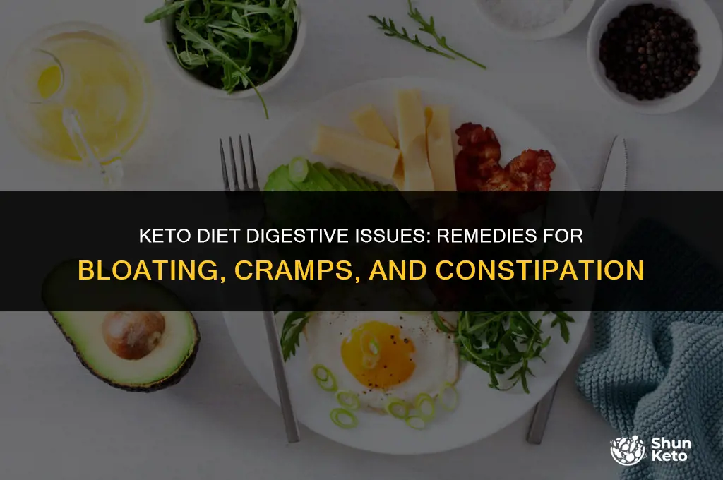 how to treat bloating cramps and constipation from keto