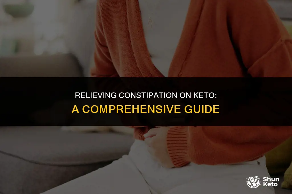 how to treat constipation on keto