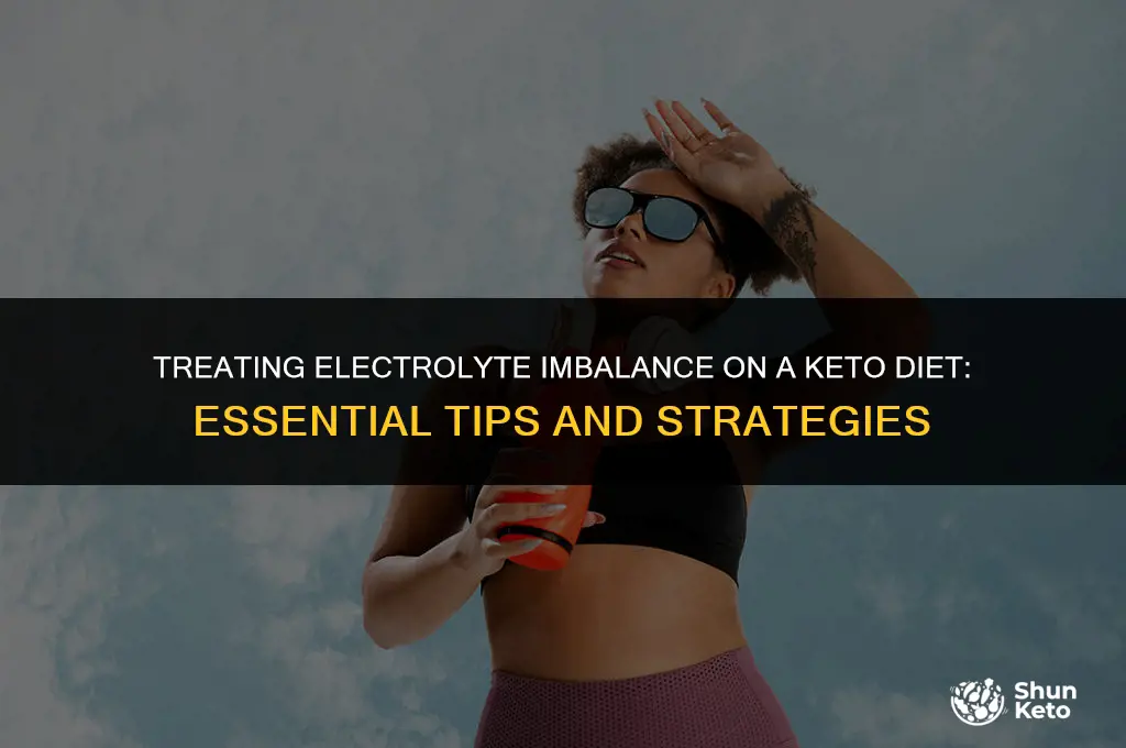 how to treat electrolyte imbalance keto