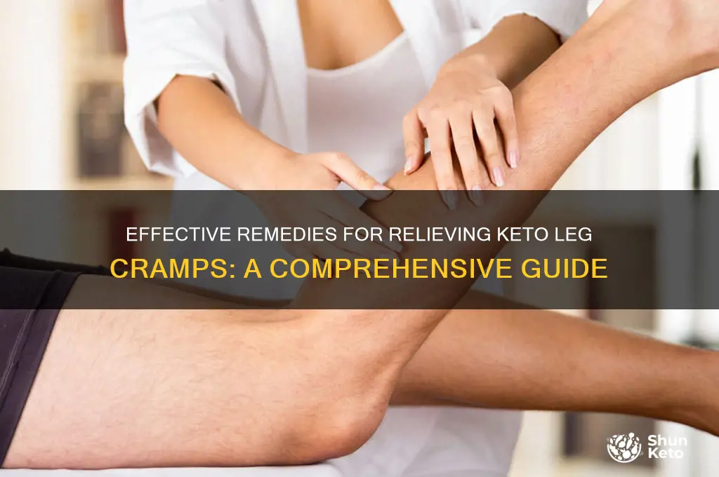 how to treat keto leg cramps