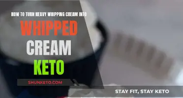 Whipping Cream to Keto Whipped Cream Perfection