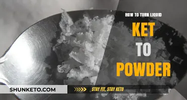 Transforming Liquid Ketamine to Powder: A Comprehensive Guide