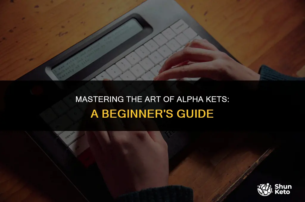 how to type aplha ket