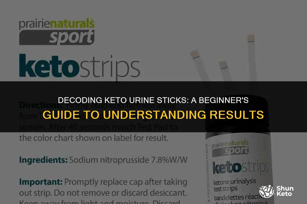 how to understand keto urine stick