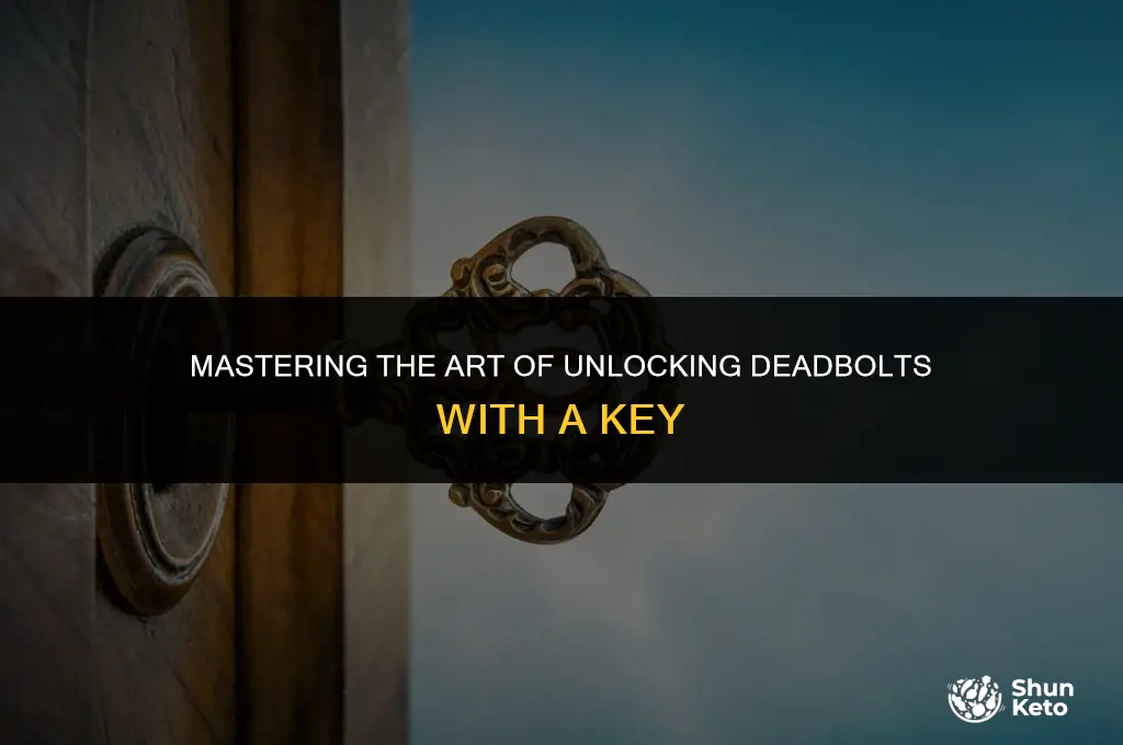 how to unlock a deadbolt with a ket