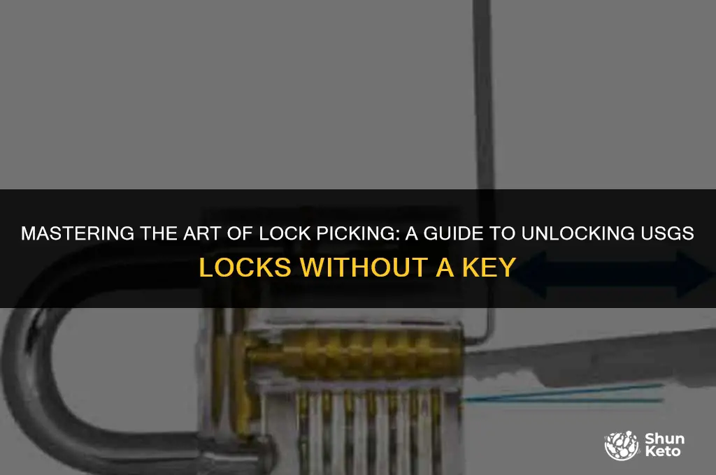 how to unlock usgs lock without ket