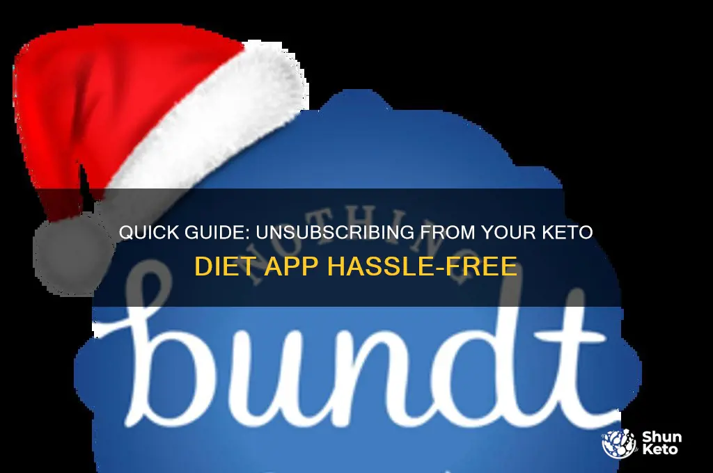 how to unsubscribe from keto diet app
