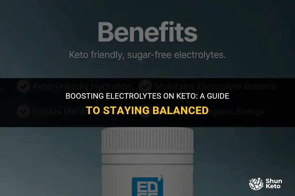 how to up electrolytes on keto
