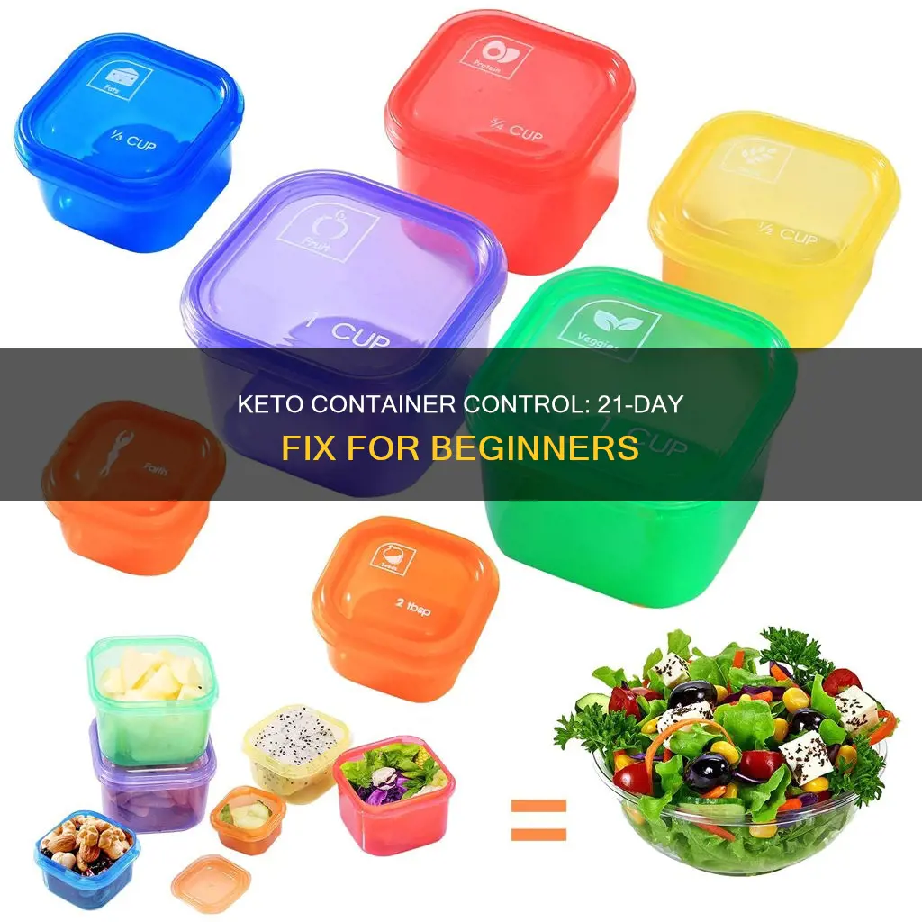 how to use 21 day fix containers for keto