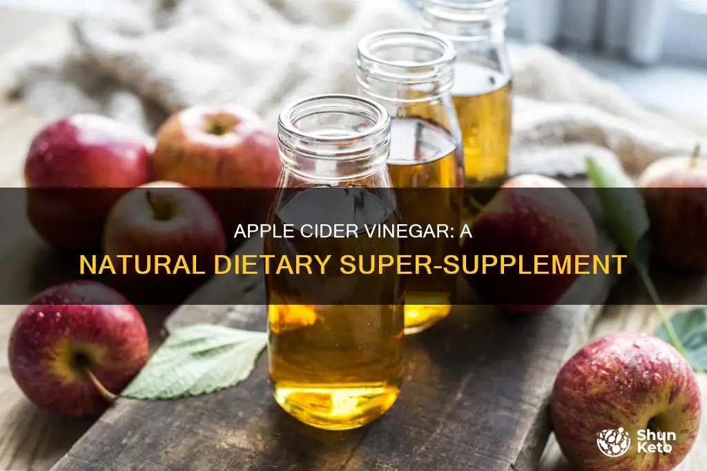 how to use applce cider vinegar as a diet supplement
