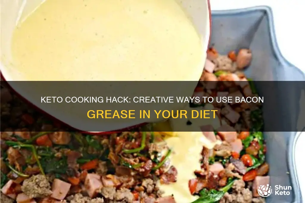 how to use bacon grease in keto diet