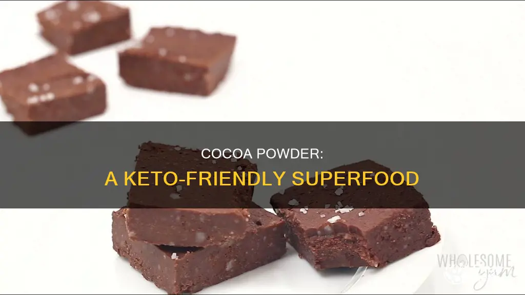 how to use cocoa powder on keto