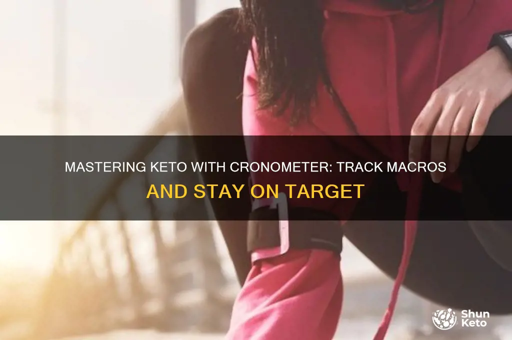 how to use cronometer for keto diet