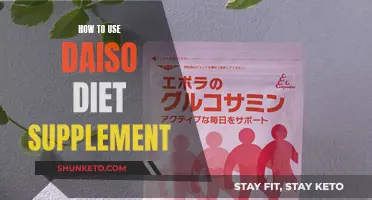 Daiso Diet Supplement: Effective Usage Guide