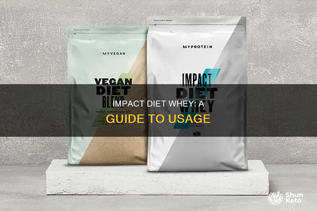 how to use impact diet whey