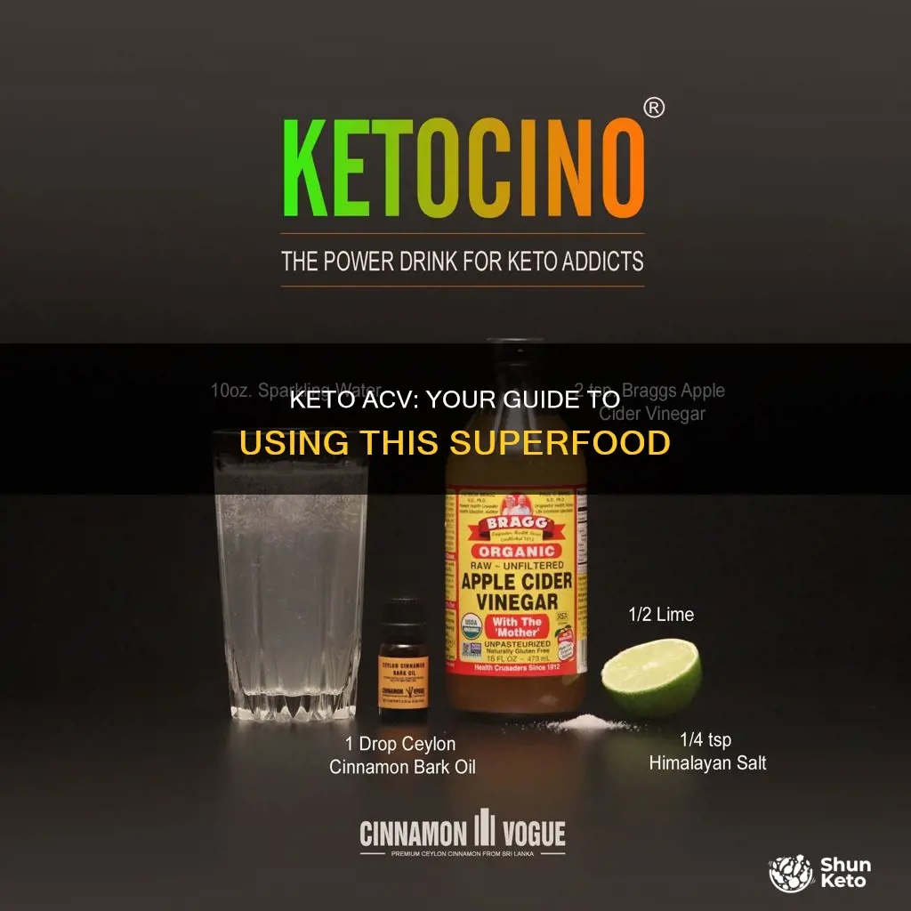 how to use keto acv