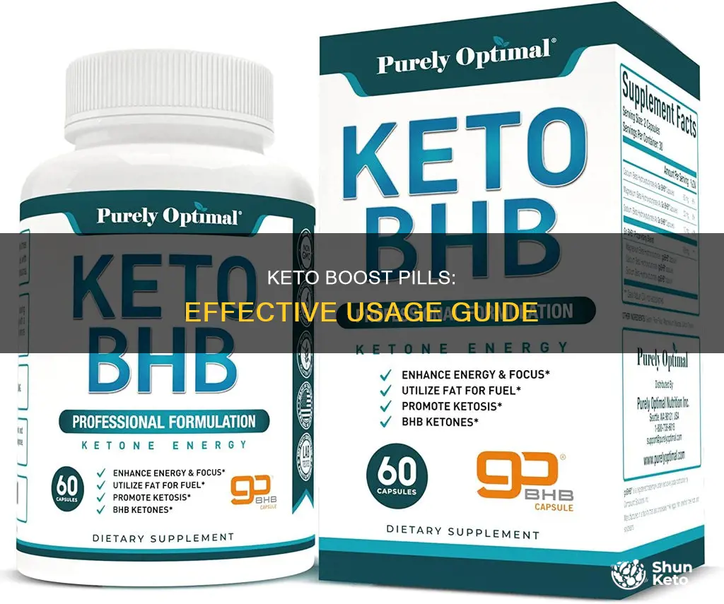 how to use keto boost pills