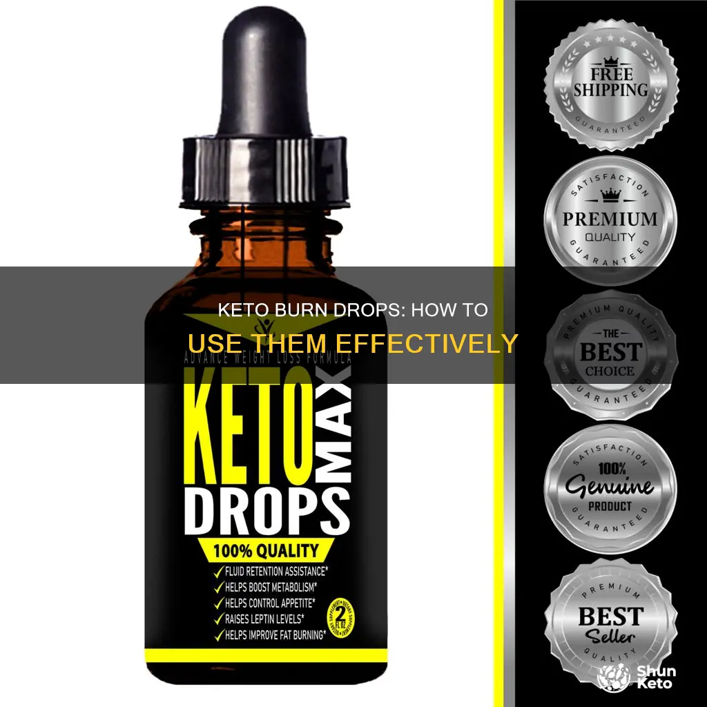 how to use keto burn drops