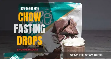 Keto Chow Fasting Drops: A Guide to Usage