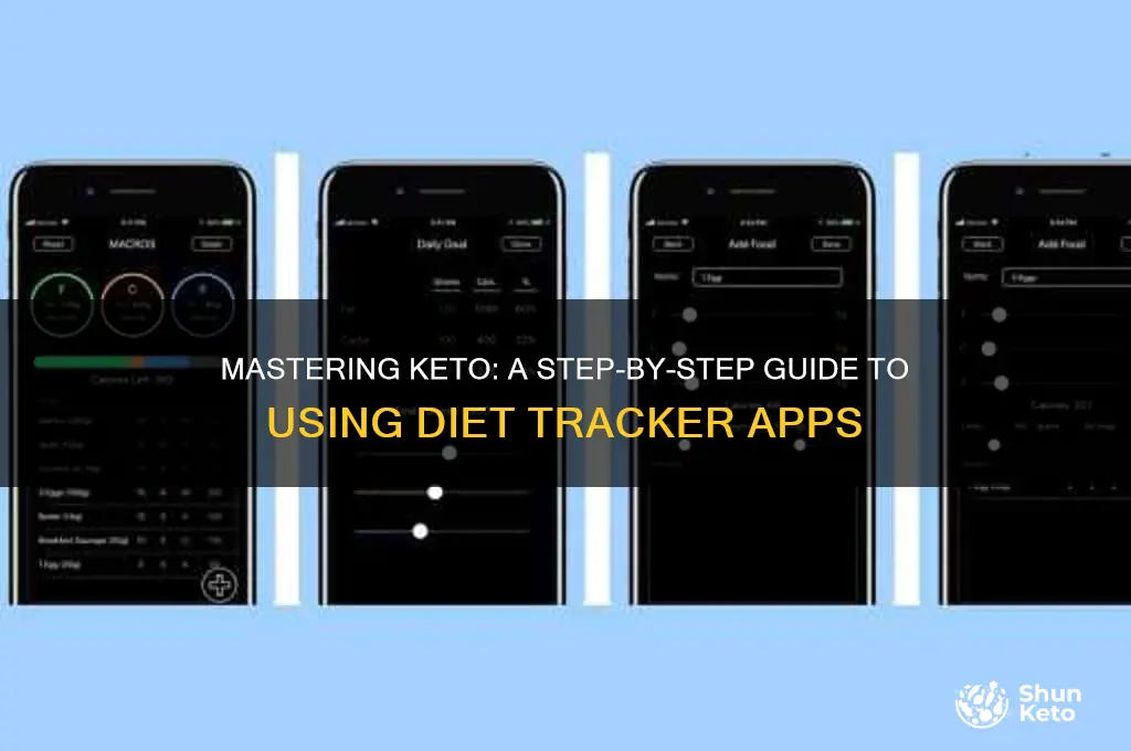 how to use keto diet tracker app