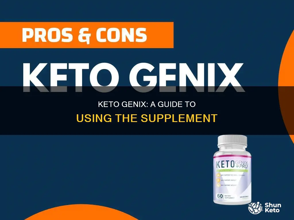 how to use keto genix