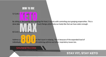 Keto Max 800: A Comprehensive Guide to Usage