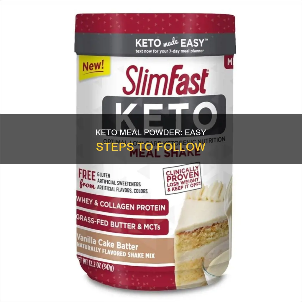 how to use keto meal powder