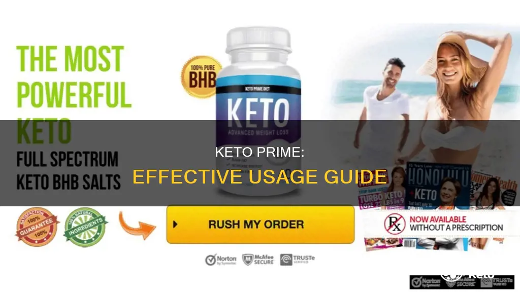 how to use keto prime