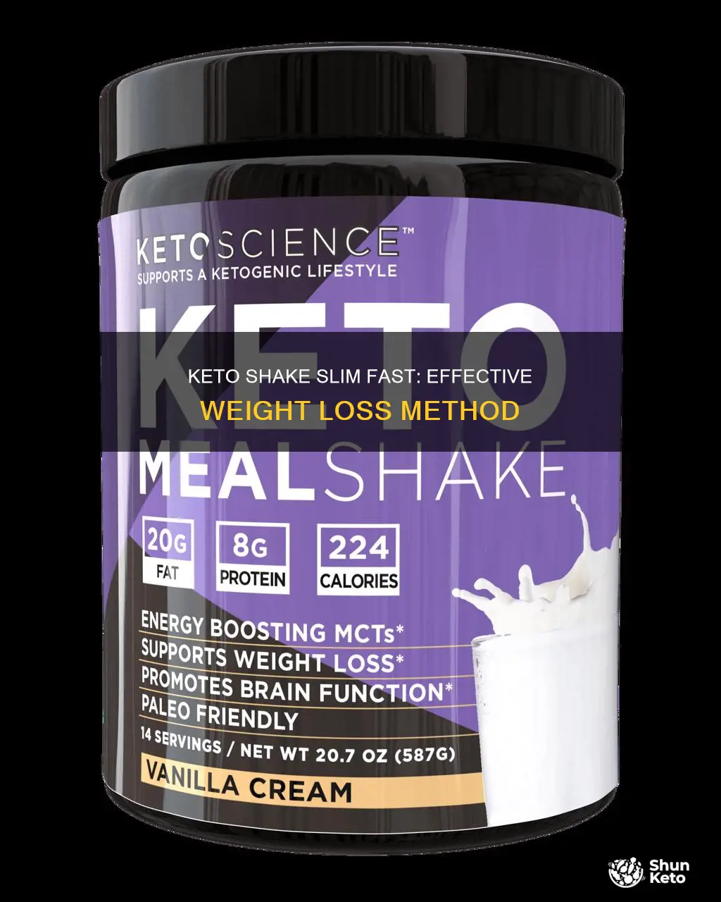 how to use keto shake slim fast to lose weight